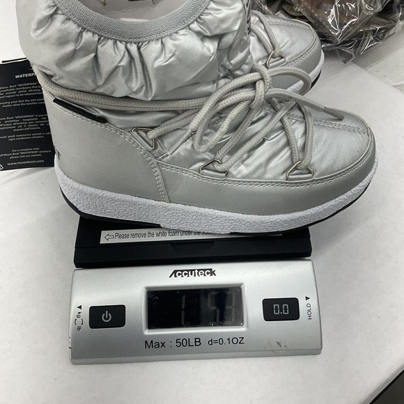 Moon Boot Kids Silver Snow Boots - Picture 10 of 11